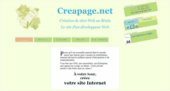 Desktop Screenshot of creapage.net